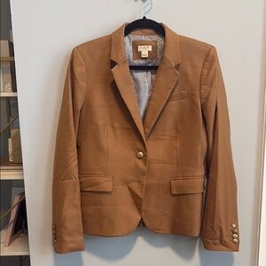 J Crew Tan Blazer Tailored Fit - size 8
